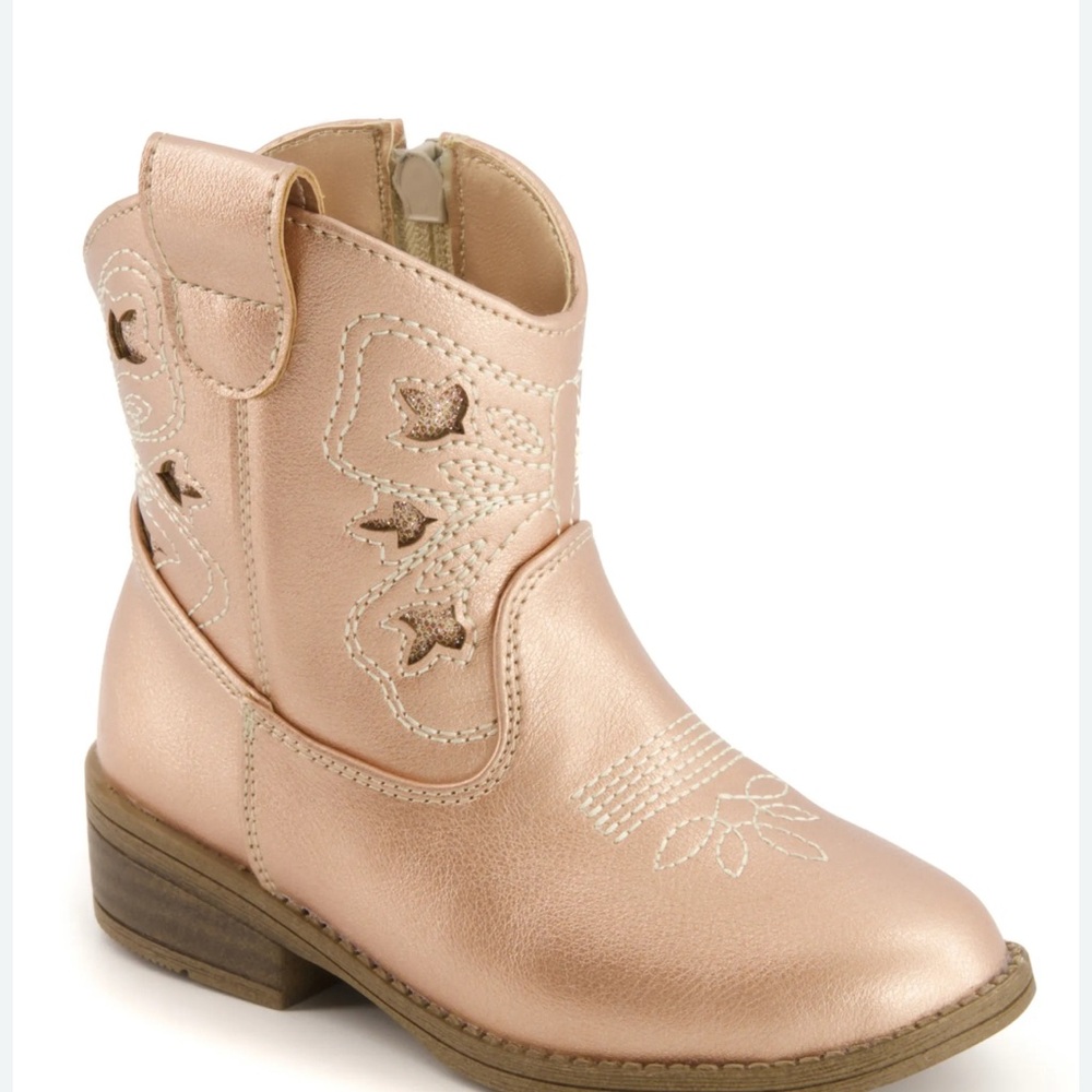 Cat and Jack Kids Pink Cowboy Boots